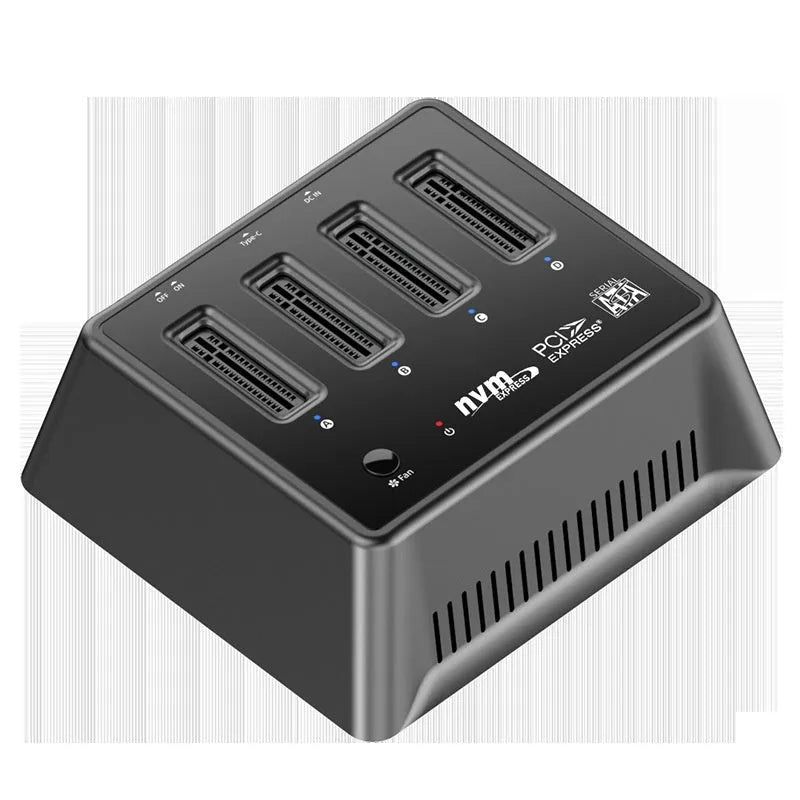 Aluminium alloy M2 SSD mounting base with dimensions 90x78x34mm for dual protocol solid-state drives
