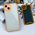 Glow in the dark Christmas phone case for iPhone in green, orange, blue, yellow, pink colours.