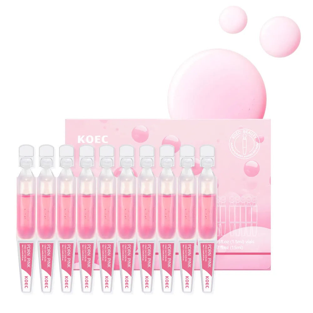 KOEC powder polypeptide disposable moisturising essence masks 10 pack with latex base