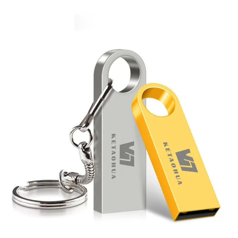 Metal car-shaped USB flash drive with waterproof shell and high-speed storage