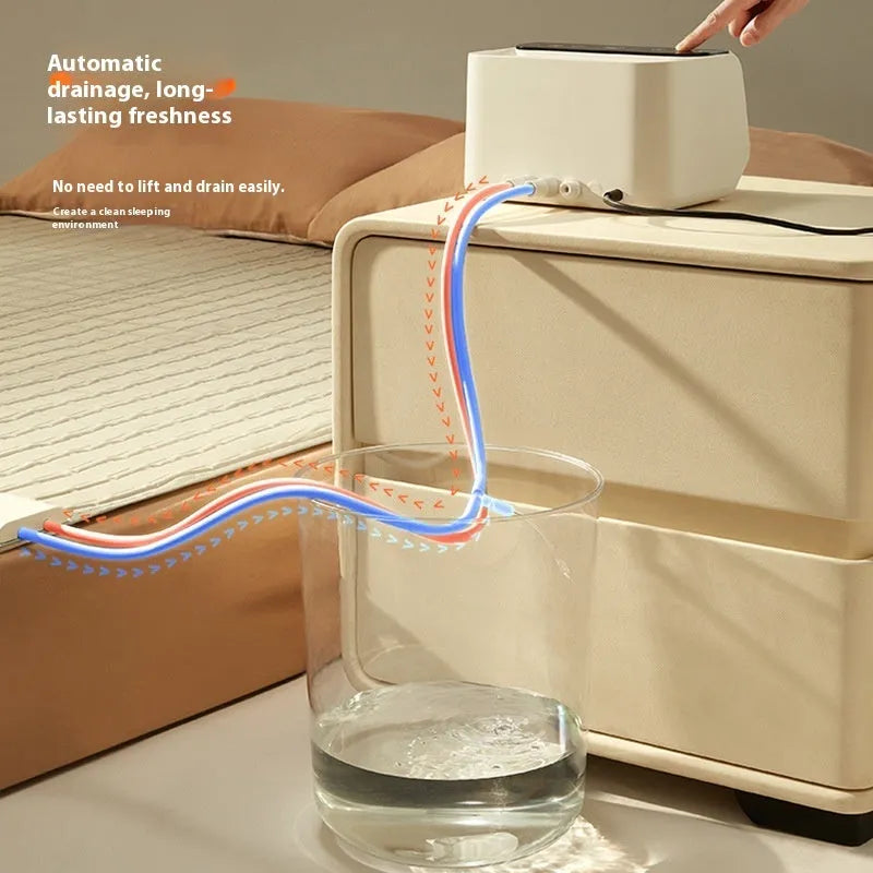 White electric water blanket with smart controller for plumbing heating systems