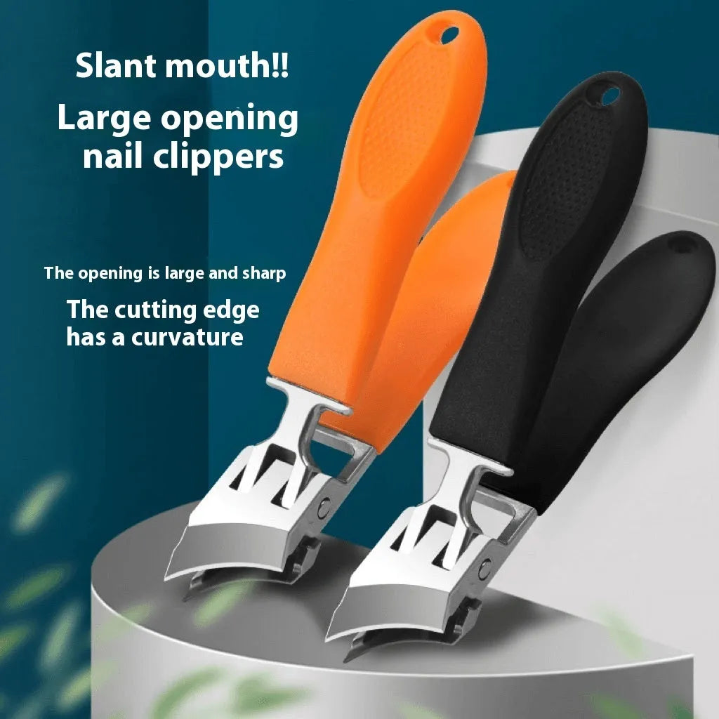 Anti-splash portable fingernail maintenance kit with brown, white, and green champagne pliers and manicure tools