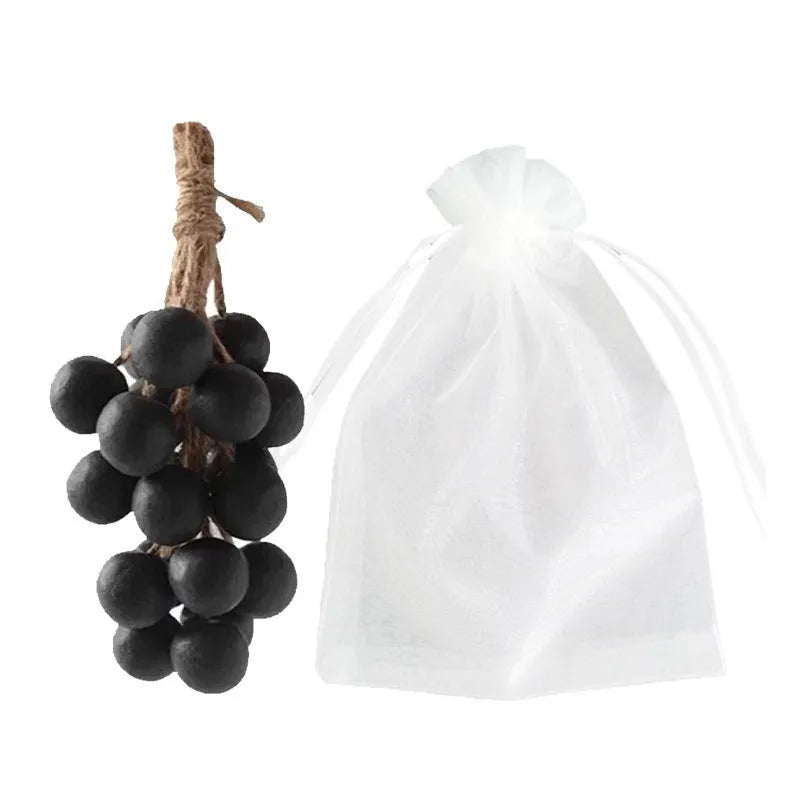 Grape handmade soap bar 120g in packaging with black grape, green grape, purple grape and litchi options