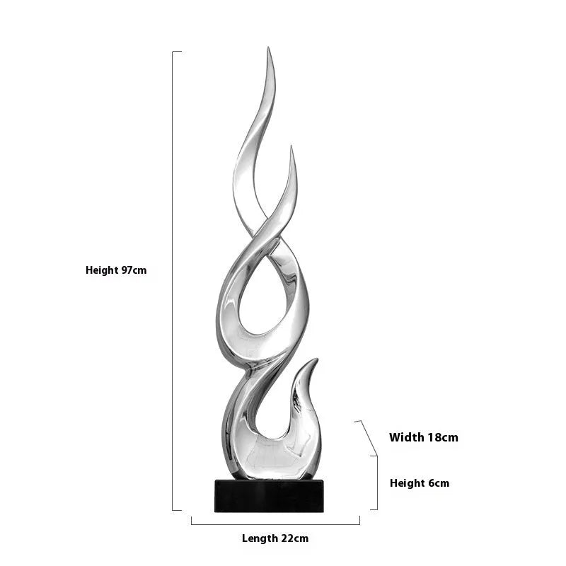 Modern half-handmade resin festival high-rise decoration craft in a choice of colours.