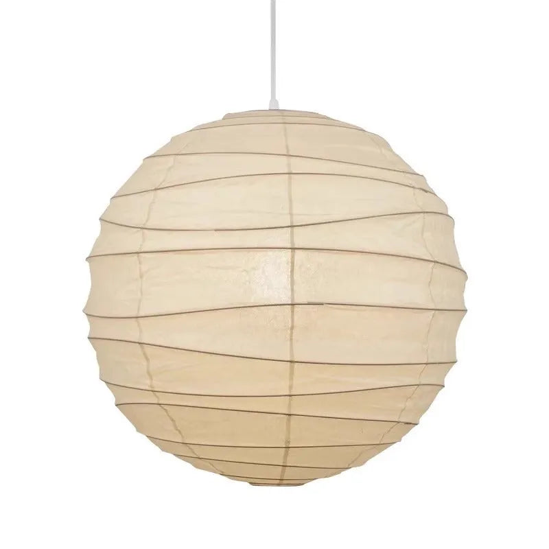 Japanese rice paper chandelier pendant light in 30cm and 45cm diameter options