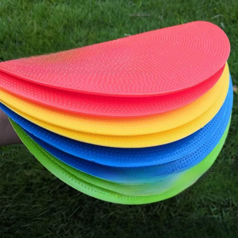 Soft TPE sports training landmark disc in six colours with 23cm diameter