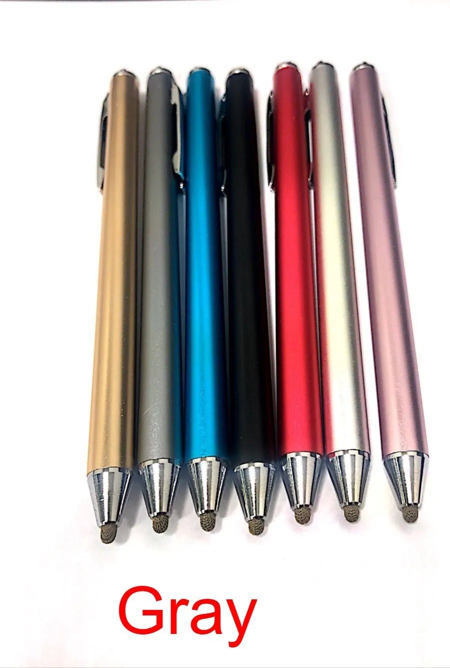 Metal housing digital stylus with fine head for touchscreen drawing without charging