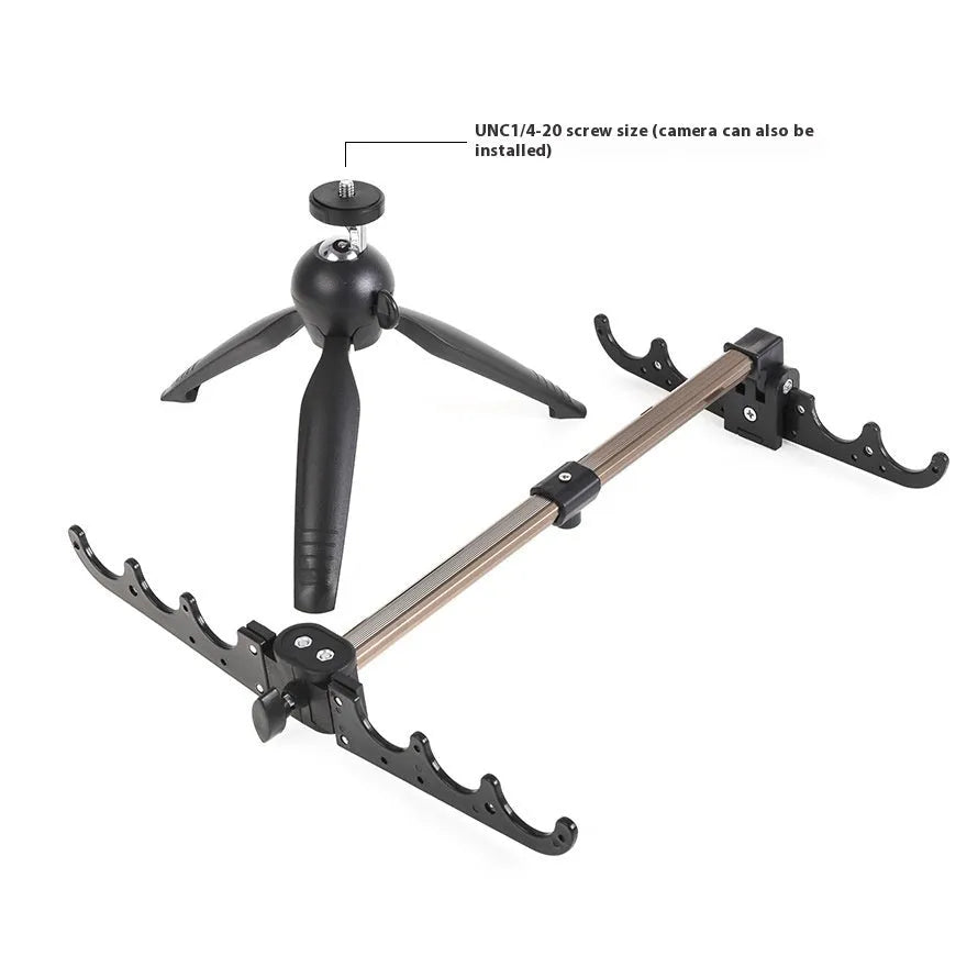 Aluminium alloy ice fishing triangle tripod rod holder bracket on ice