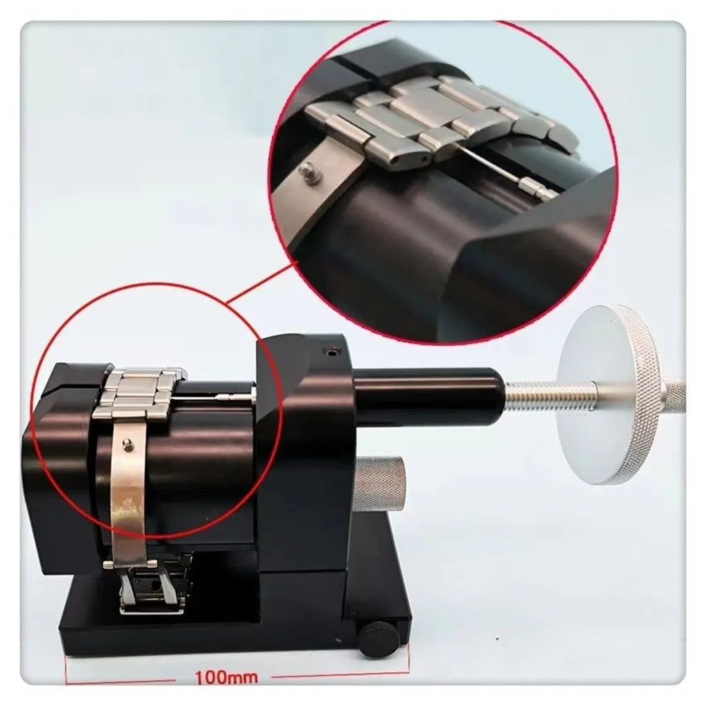 Alloy steel watch strap stripping machine for watch repair with dimensions 150x115x80mm