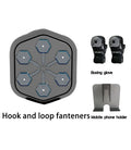 Black smart music boxing machine with Bluetooth connectivity and 200kg strike capacity