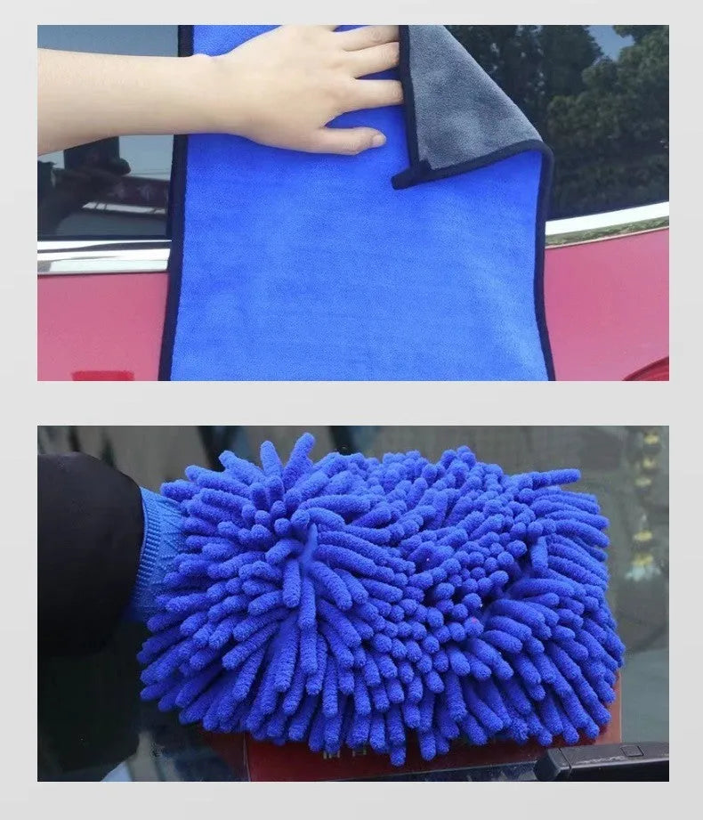 26-piece car wash brush kit with PP construction brushes for automotive cleaning