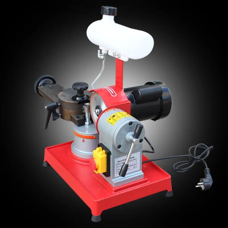 Small manual grinding machine for sharpening alloy circular saw blades with adjustable angle