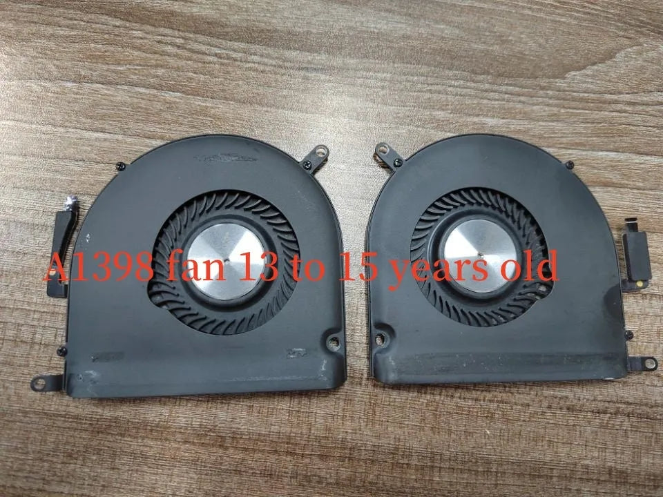 Apple MacBook A1398 laptop cooling fan replacement part for 2012-2015 models