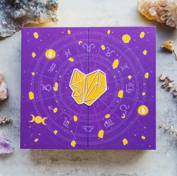 Crystal Halloween Countdown Gift Box, a large paper advent calendar for Halloween.