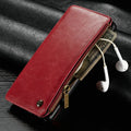 Samsung Galaxy Note 9 flip wallet case in PU leather with card slots and magnetic closure
