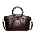 Fabric ladies casual handbag with zipper compartments showing mobile phone and ID pockets in six colour options