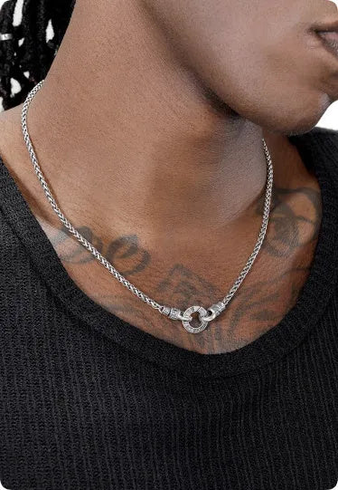 S925 sterling silver clavicle necklace for women with three length options
