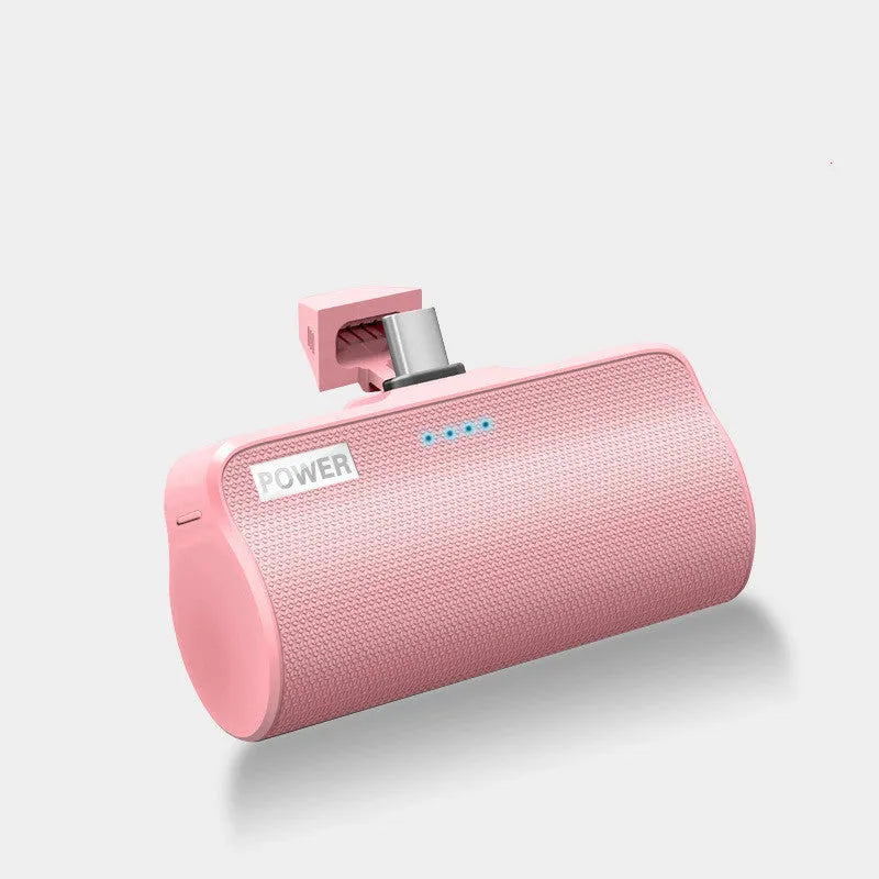 Creative universal power bank in black, green, pink or white colours with 3000mAh capacity