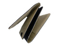 Blue PU imitation leather A5 notebook shell with linear design, shown with PP bag.
