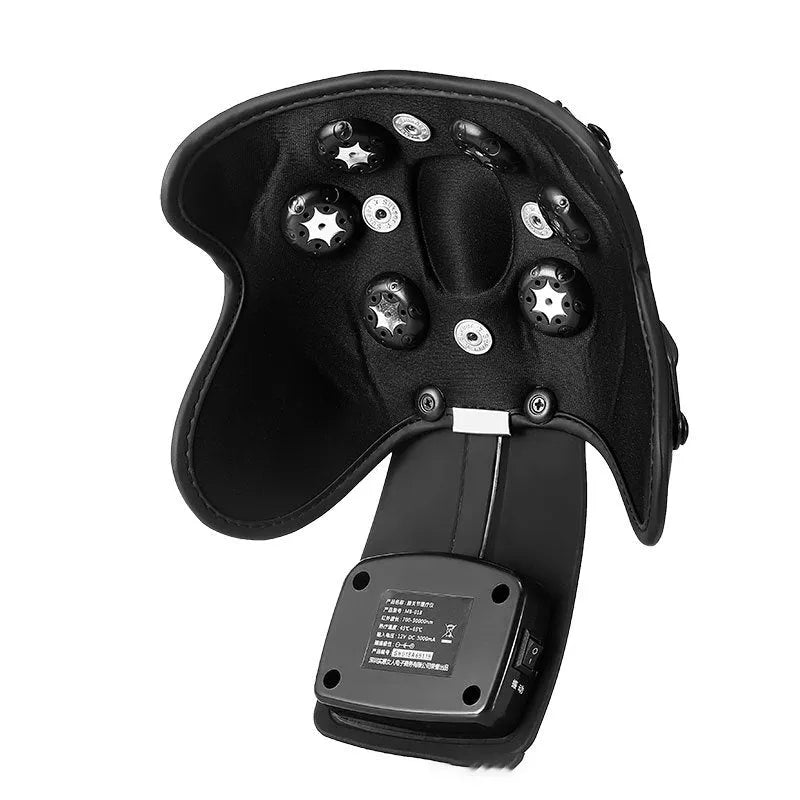 Infrared knee and shoulder massager with heat settings, knee pads, and shoulder pads