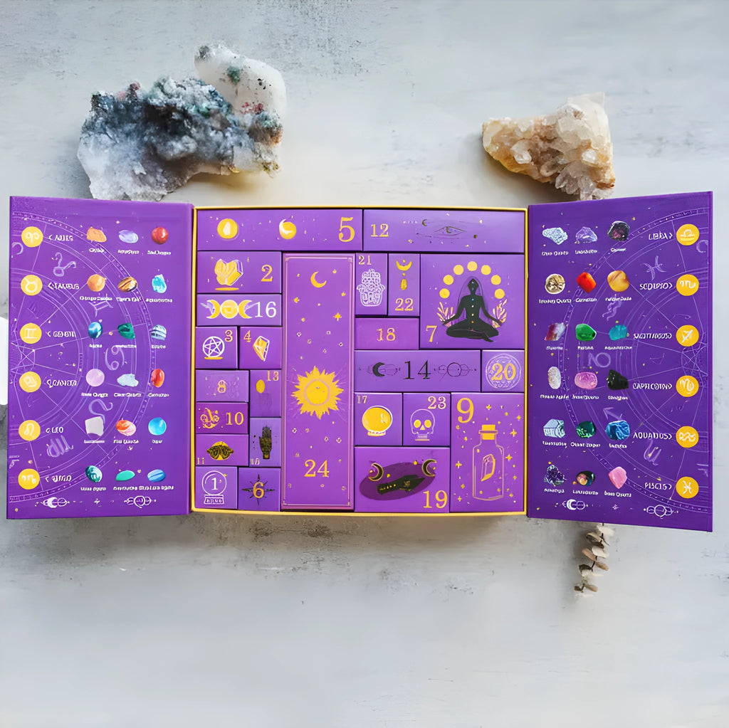 Crystal Halloween Countdown Gift Box, a large paper advent calendar for Halloween.