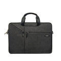 Business laptop bag polyester waterproof anti-theft handbag with zipper pockets in black, grey, light grey or pink