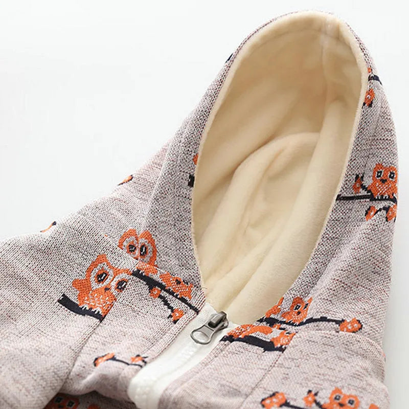 Blue cotton dog sweater with front zipper closure for casual pet wear