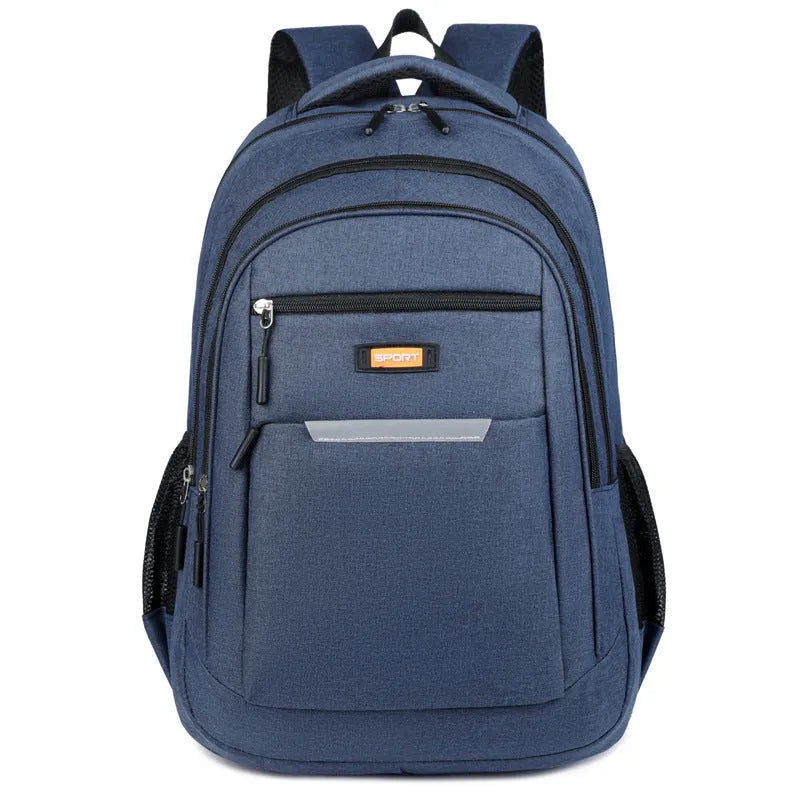Casual men's backpack in Oxford cloth with polyester lining, available in four colours