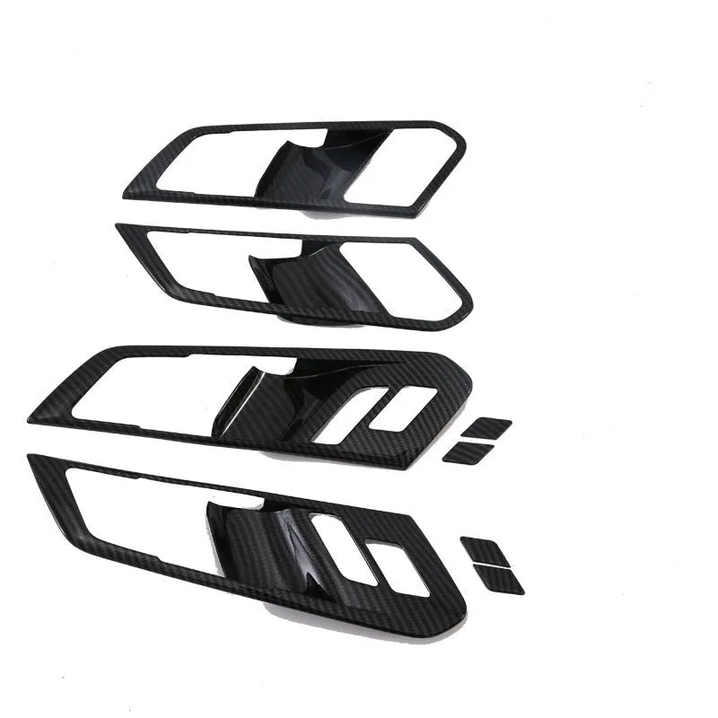 Black ABS plastic cupholder trim panel for 2019 BMW X5 centre console