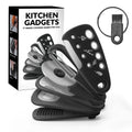 Six-piece kitchen gadget set with stacking design in modern colour box packaging