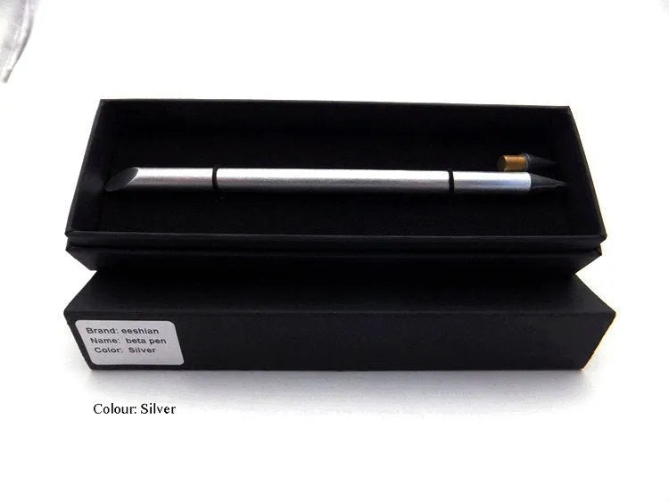 Inkless metal pen with special alloy steel 0.5mm nib in choice of five colours, with presentation box