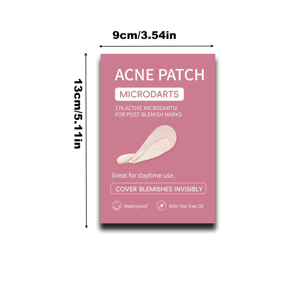 Box containing 9 acne patches for PIMPLE desalting and closed mouth acne treatment