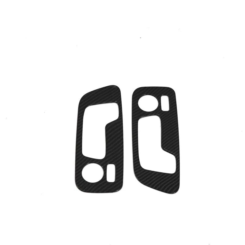Black ABS plastic cupholder trim panel for 2019 BMW X5 centre console