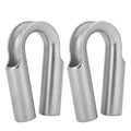 Stainless steel tubular chicken heart round sleeve ring available in M4 to M35 tube sizes