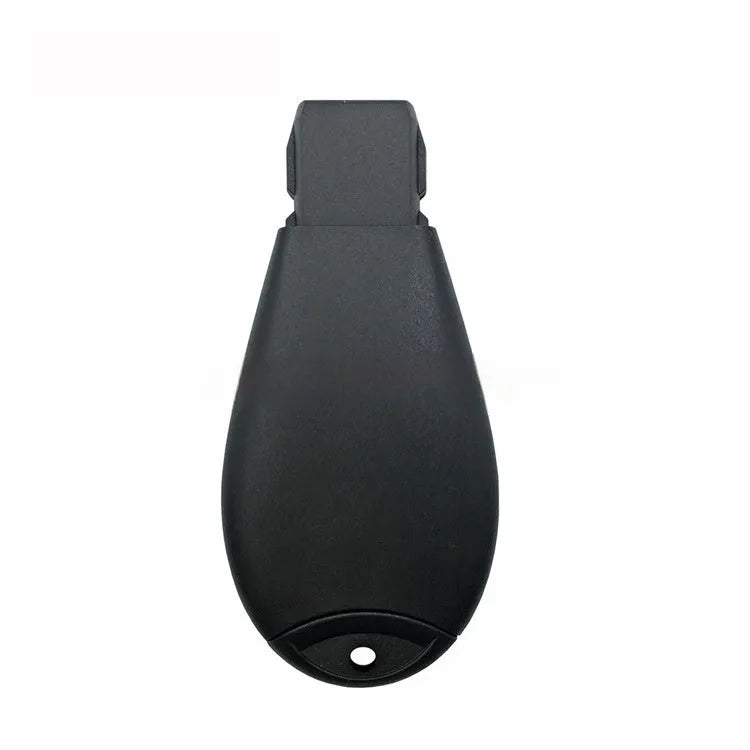 Dodge Chrysler smart key replacement shell in ABS brass and nylon, dimensions 85mm by 42mm by 15mm.