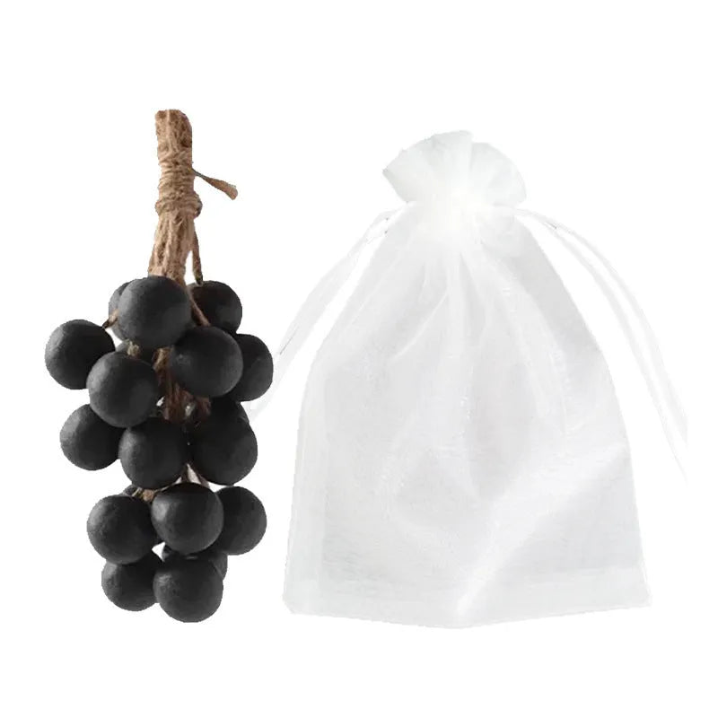 Grape handmade soap bar 120g in packaging with black grape, green grape, purple grape and litchi options