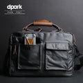 Dpark single shoulder slung laptop bag for 14/15 inch business laptops in Black, Brown, Khaki colours