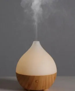Asakusa wood grain finish 100ml USB aroma diffuser with vase shape