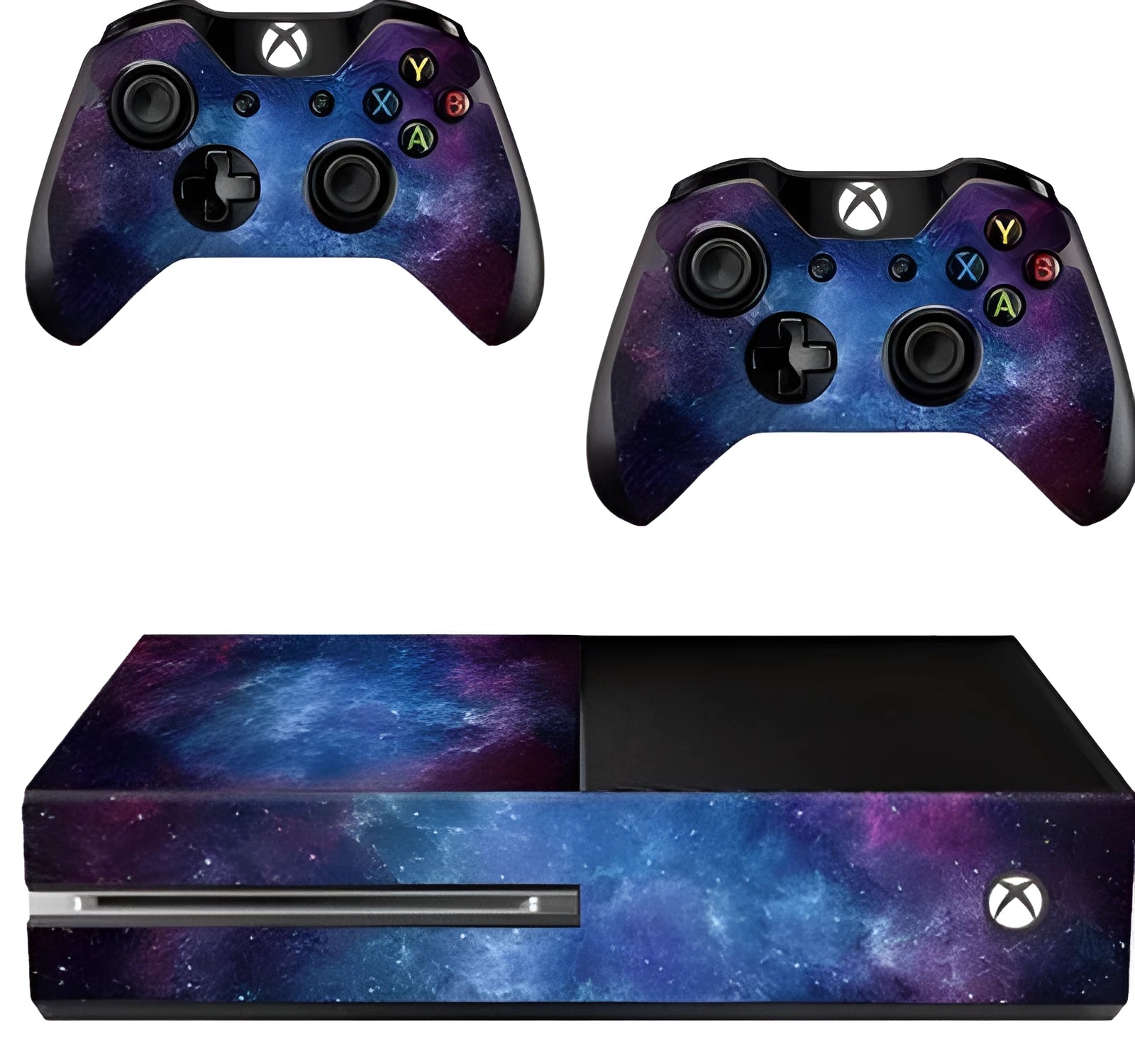 Blue matte film skin sticker for Xbox One console protection with scratch-free surface