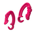 Anti-lost clip back cover for Apple AirPods charging case in assorted solid colours.
