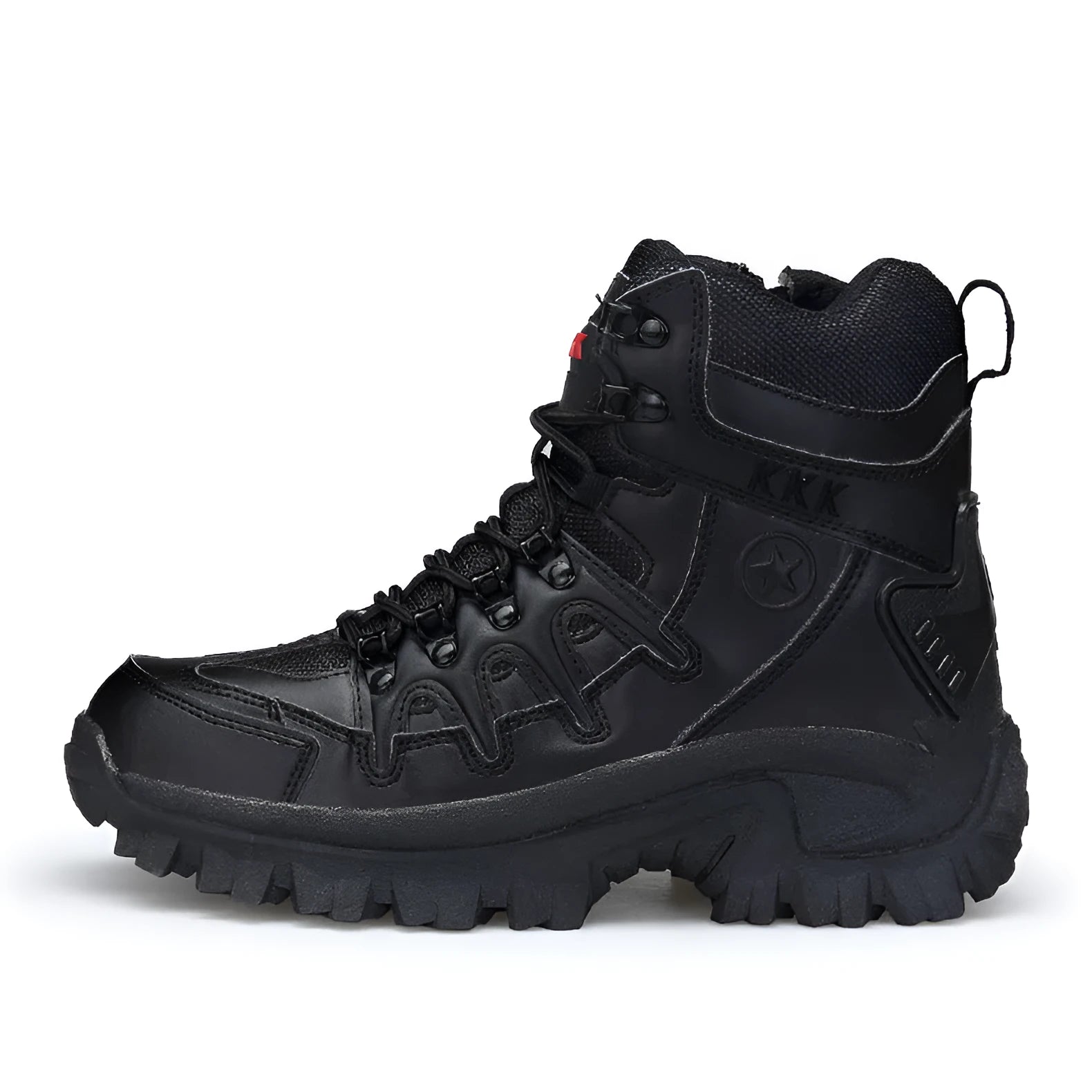 US Army Delta Tactical Boot for men in black colour with rubber sole.