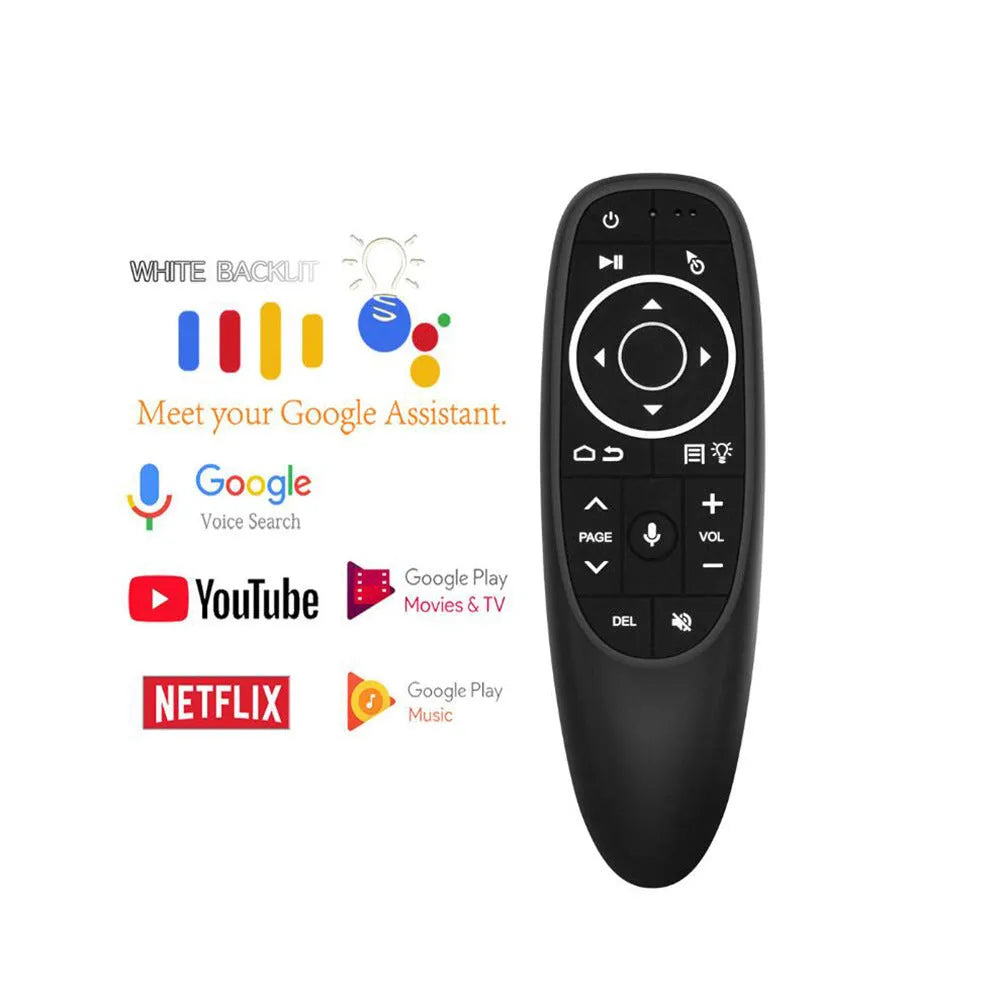 G10 G10S Pro intelligent voice remote control with plastic shell and silicone buttons for Android and PC
