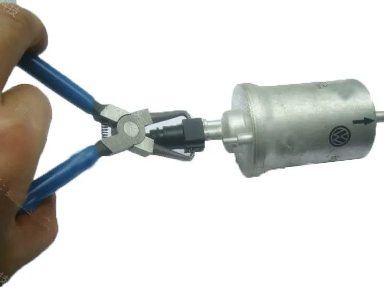 Caliper tubing pliers for fuel pipe maintenance in L and S sizes