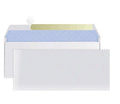 Blue confidential security envelope with self-adhesive anti-opening packaging measuring 105mm by 240mm