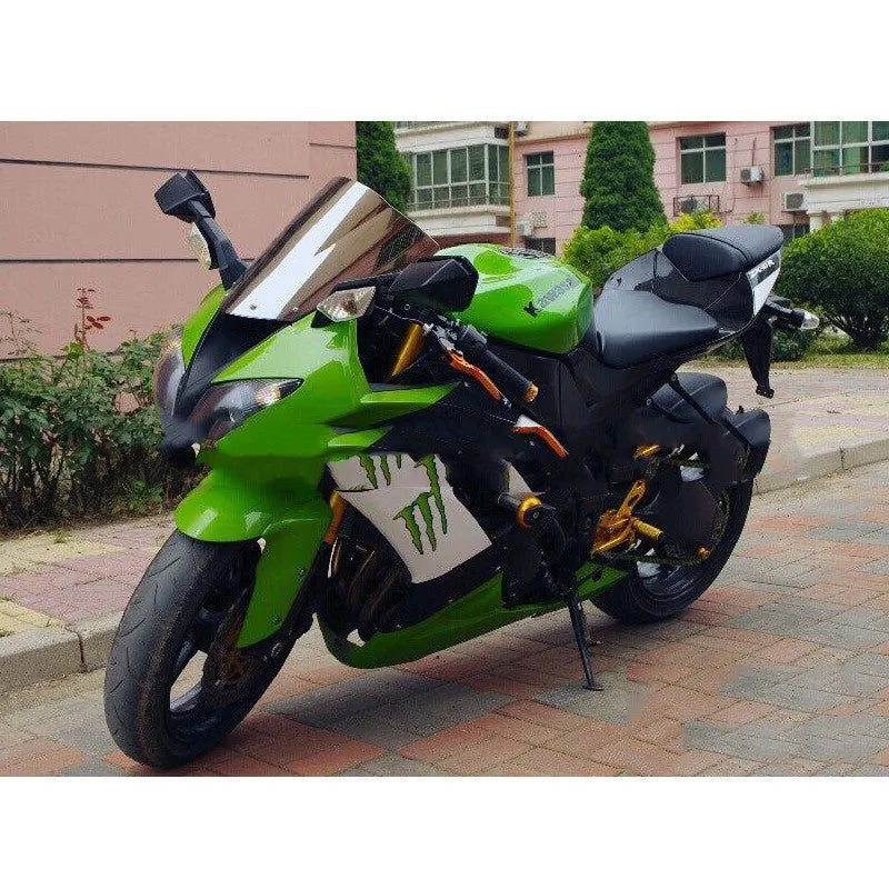 Kawasaki motorcycle replacement windscreen in blue or brown tint for ZX-6R 636 and ZX-10R models