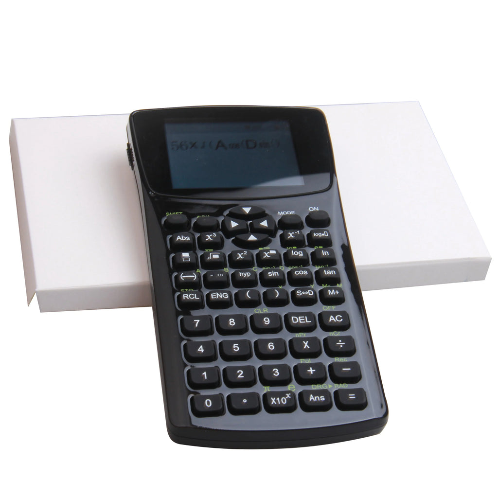 Black multifunctional e-book reader with small colour screen and adjustable strap.