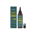 Rosemary essential oil 100ml bottle with pointed applicator nozzle and hair comb for scalp treatment