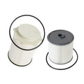 White diesel fuel filter kit for RAM 1500-5500 trucks with chemical fibre filter paper