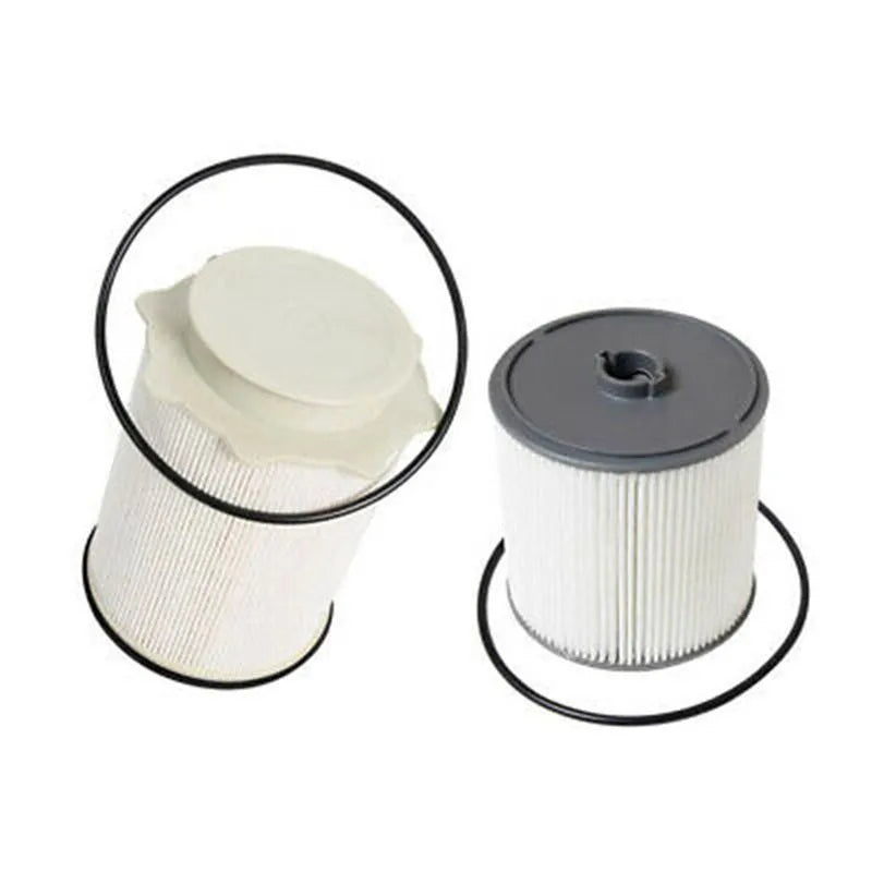 White diesel fuel filter kit for RAM 1500-5500 trucks with chemical fibre filter paper