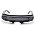 Polarised sports sunglasses with full rim black frame and coloured lens options